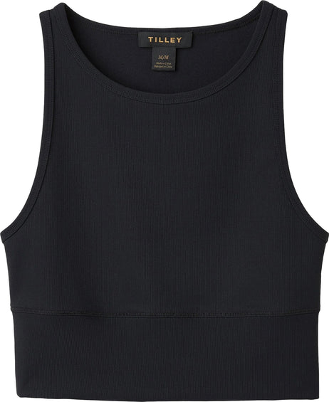 Tilley Camisole écourté côtelé ajusté - Femme