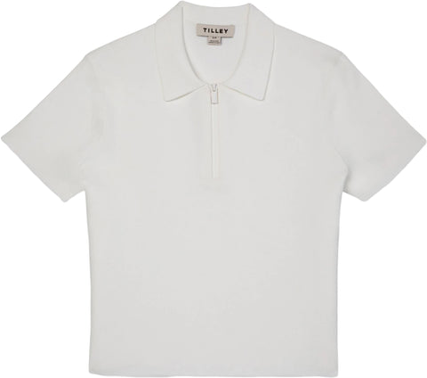 Tilley Polo pull zippé - Femme