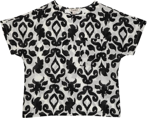 Tilley T-shirt décontracté en soie - Femme