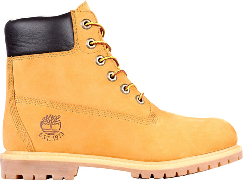 Timberland Bottes imperméables doublées de molleton de 6 pouces de qualité supérieure - Femme