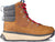The North Face Bottes imperméables en cuir Bergen - Homme - Timber Tan - TNF Red