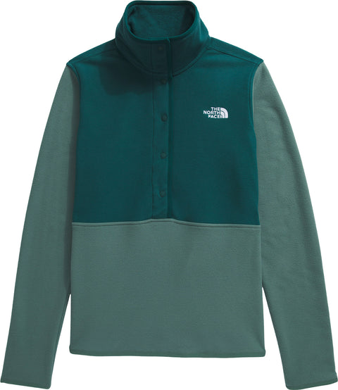 The North Face Manteau en molleton à ½ boutons pression Glacier - Femme