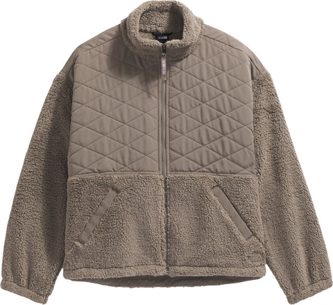 The North Face Manteau en molleton à glissière pleine longueur Cabin - Femme