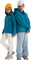 The North Face Manteau à capuchon ThermoBall - Enfant - Dusk Blue