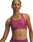 Under Armour Soutien-gorge moyen à dos croisé - Femme - Fuchsia Dusk - Dark Maroon