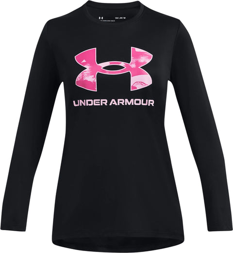 Under Armour Haut à manches longues à imprimé Tech Big Logo - Fille