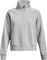 Under Armour Chandail en molleton à demi-glissière UA Rival - Femme - Mod Gray Light Heather - White