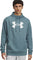 Under Armour Chandail à capuchon avec grand logo Armour Fleece - Homme - Jasper Blue - White