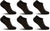 Under Armour Chaussettes paquet de 6 No-Show UA Essential - Unisexe - Black - Black - Castlerock