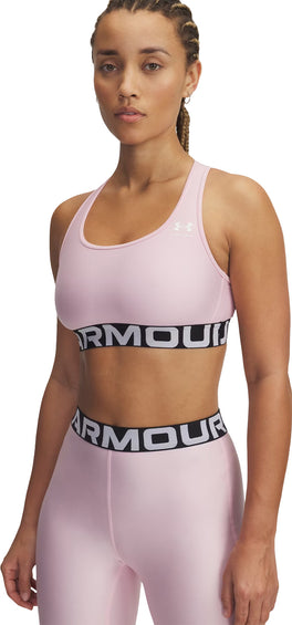 Under Armour Soutien-gorge de sport UA HeatGear Armour Mid Branded - Femme