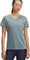 Under Armour T-shirt à manches courtes et col en V UA Tech Twist - Femme - Jasper Blue - White