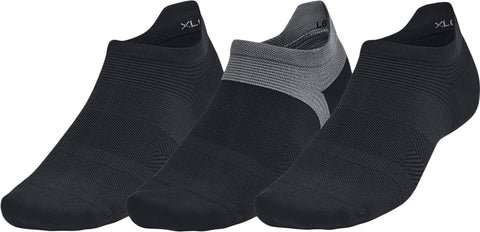 Under Armour Chaussettes paquet de 3 No-Show Tab UA ArmourDry Run Lite - Unisexe