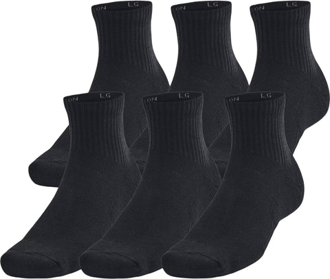 Under Armour Chaussettes courtes en coton UA Training Ensemble de 6 - Unisexe