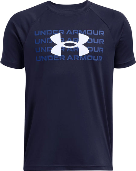 Under Armour T-shirt à manches courtes UA Tech Wordmark Logo - Garçon