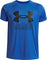 Under Armour T-shirt à manches courtes imprimé hybride UA Tech - Garçon - Blue Atlantis - Serpentine