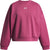 Under Armour Chandail en molleton à col rond surdimensionné UA Rival - Fille - Fuchsia Dusk - White