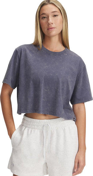 Under Armour T-shirt à manches courtes délavé UA Rival- Femme