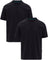 Vallier T-shirt en coton biologique Dalkey - Ensemble de deux - Homme - Black - Black