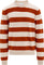 Vallier Chandail mi-épais en mérinos Marchmont - Homme - Spice Stripe