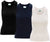 Vallier Camisole côtelée Monti - Lot de 3 - Femme - Intense Black - Dark Navy II - Ivory