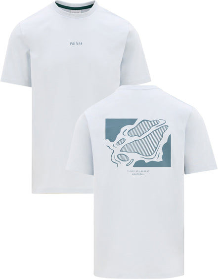 Vallier T-shirt imprimé en coton biologique Saint-Laurent - Unisexe