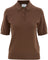 Vallier Polo léger tricoté en mélange de mérinos Letna - Femme - Walnut