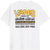 Vans T-shirt à col rond et manches courtes Shop Front - Homme - White - Sunny Yellow