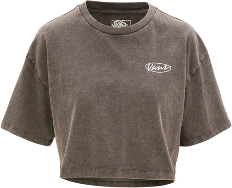 Vans T-shirt écourté à manches courtes Era Script - Femme