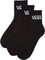 Vans Chaussettes mi-mollet paquet de 3 classique - Black