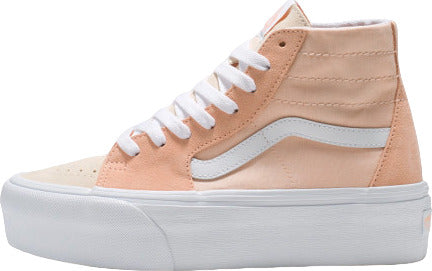 Vans Chaussures en daim doux Sk8-Hi Tapered Stackform - Femme