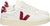 Veja Souliers sport en cuir V-90 - Homme - Extra White - Marsala