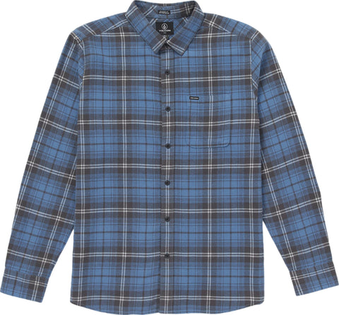 Volcom Chemise à carreaux en flanelle à manches longues Caden - Homme