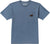 Volcom T-shirt à manches courtes avec poche Workwear Certified - Homme - Blue Wash