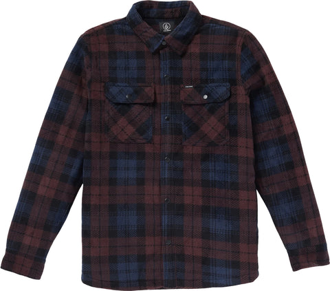 Volcom Sur-chemise à manches longues en polaire Bowered - Homme