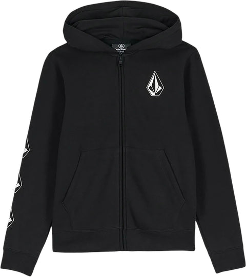 Volcom Chandail à capuchon à glissière Iconic Stone Gid - Enfant