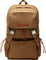 WANT Les Essentiels Sac à dos en toile de coton biologique Bishop 20L - Dark Camel
