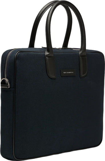 WANT Les Essentiels Sac d'ordinateur en toile de coton biologique Lesage