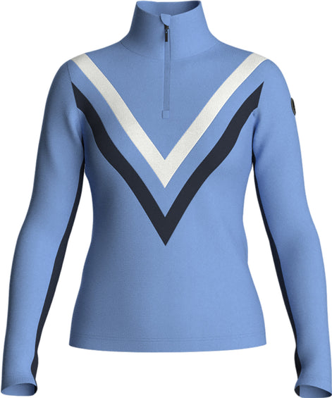We Norwegians Chandail à glissière 1/4 Chevron Voss - Femme