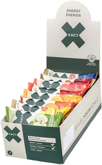 XACT Nutrition Boîte Ultra Mix de 24 barres énergétiques XACT
