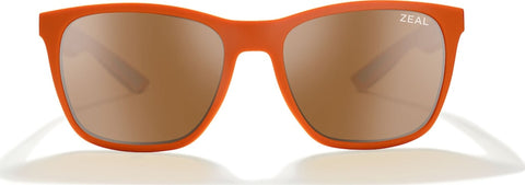 Zeal Optics Lunettes de soleil polarisées Fremont - Orange Crush - Verres Copper - Unisexe