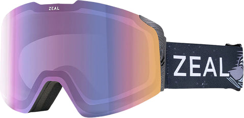 Zeal Optics Lunettes de ski Meridian RLs + ODT - John Fellows - Verres Optimum Sakura avec Sky Blue Mirror