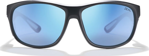 Zeal Optics Lunettes de soleil polarisées Westwater - Matte Black - Verres Horizon Blue - Unisexe