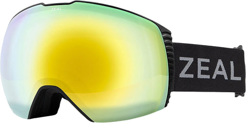 Zeal Optics Lunettes de ski Cloudfall RLs + ODT - Dark Night - Verres polarisés Alchemy avec Sky Blue Mirror