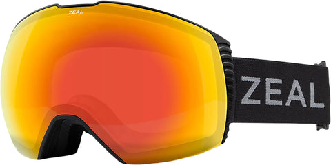 Zeal Optics Lunettes de ski Cloudfall RLs + ODT - Dark Night - Verres Phoenix Mirror avec Sky Blue Mirror