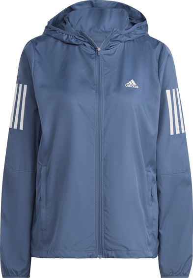 adidas Manteau coupe-vent de course à capuchon Own The Run - Femme