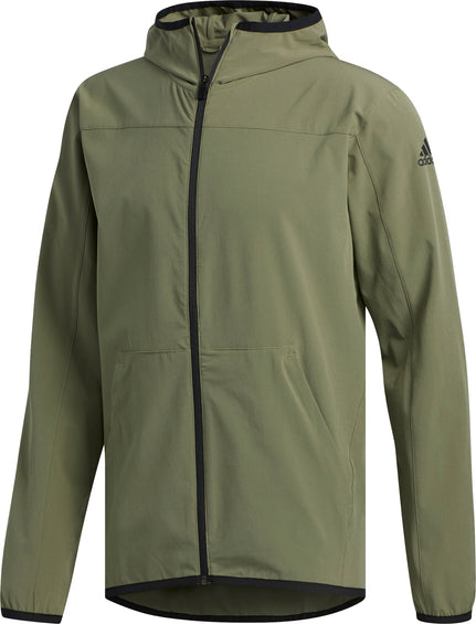 Adidas Chandail à capuchon à glissière pleine longueur City Base de Designed 4 Training - Homme