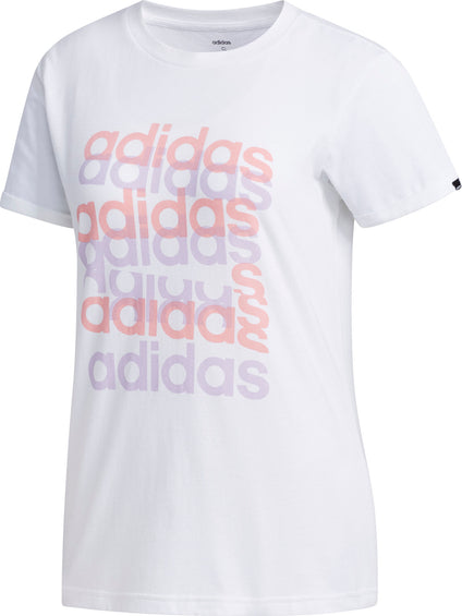 Adidas T-shirt à manches courtes Big Graphic de US Basics - Femme