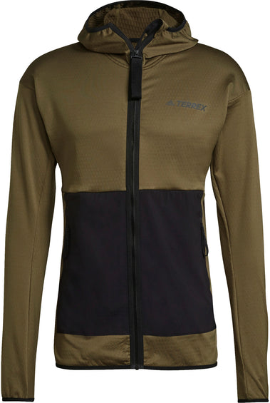 Adidas Manteau de randonnée légèr à capuchon en molleton Terrex Tech - Homme