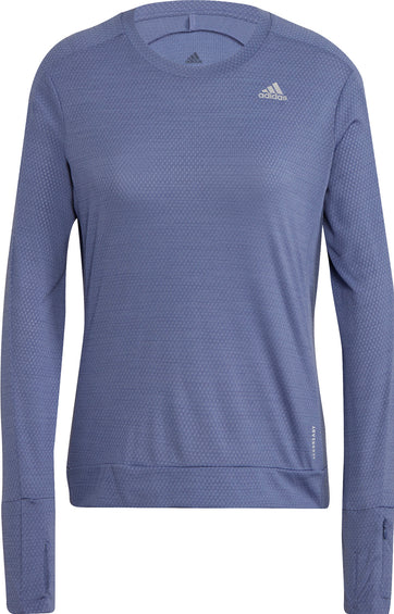 Adidas T-shirt de course à manches longues Cooler de Supernova - Femme