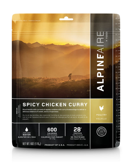 AlpineAire Foods Poulet au curry épicé